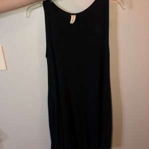 Black Mini Tank Dress